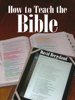 cover image of How to Teach the Bible
